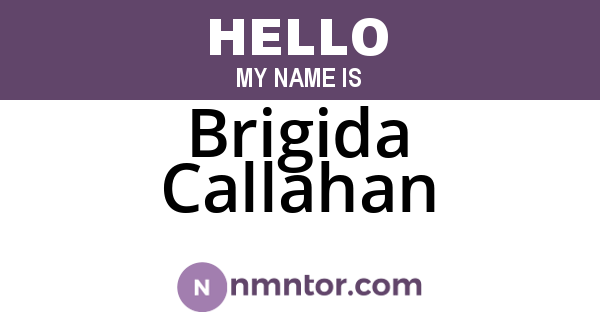 Brigida Callahan