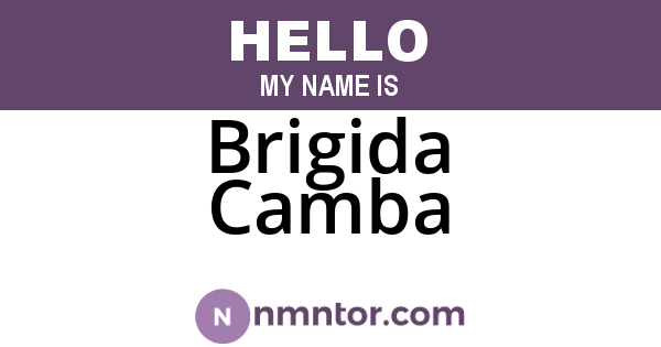 Brigida Camba