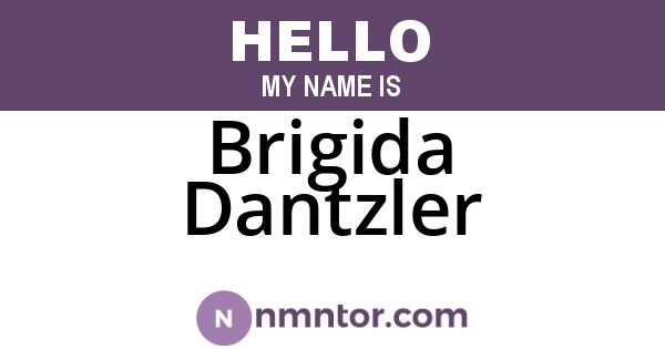 Brigida Dantzler