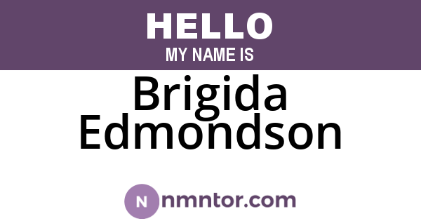 Brigida Edmondson