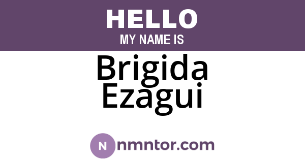 Brigida Ezagui