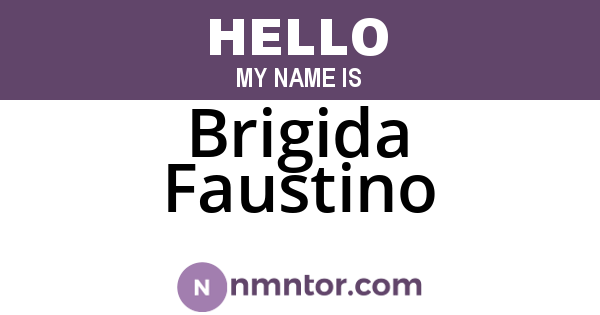 Brigida Faustino
