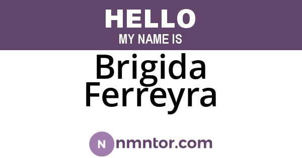 Brigida Ferreyra