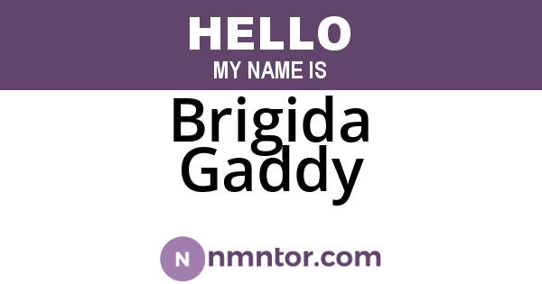 Brigida Gaddy