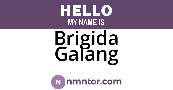 Brigida Galang