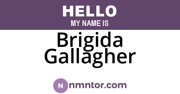 Brigida Gallagher
