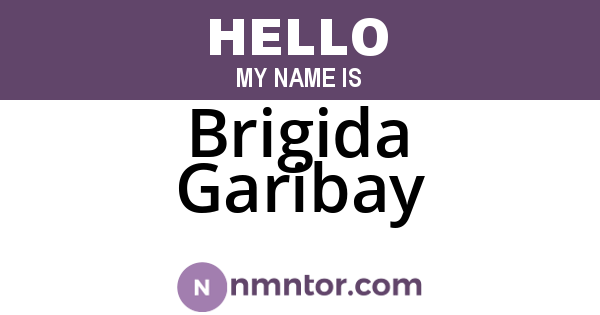 Brigida Garibay