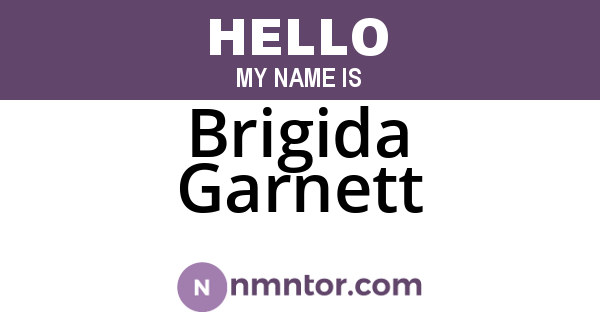 Brigida Garnett