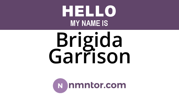 Brigida Garrison