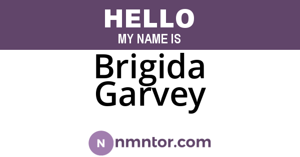 Brigida Garvey