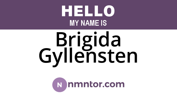 Brigida Gyllensten