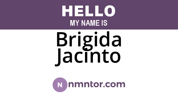 Brigida Jacinto