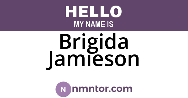 Brigida Jamieson