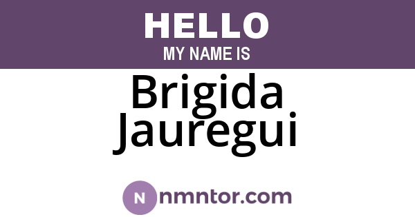 Brigida Jauregui