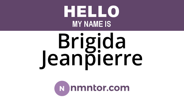 Brigida Jeanpierre