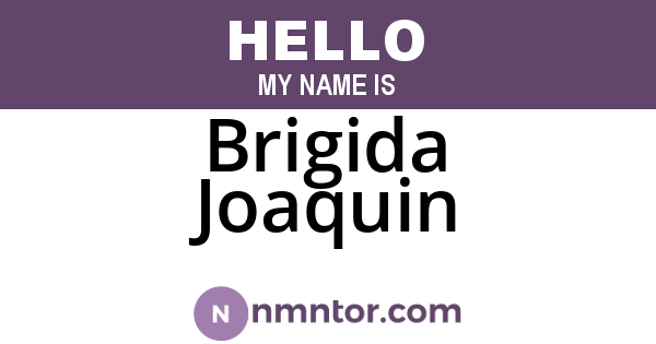 Brigida Joaquin