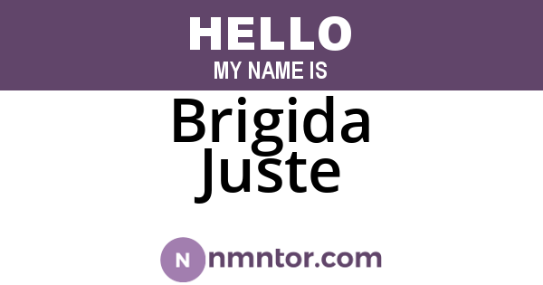 Brigida Juste