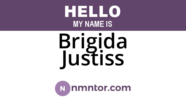Brigida Justiss