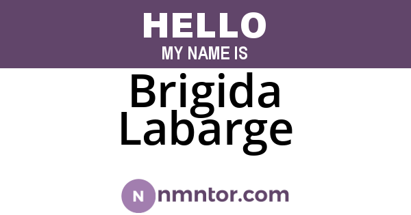 Brigida Labarge