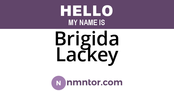 Brigida Lackey