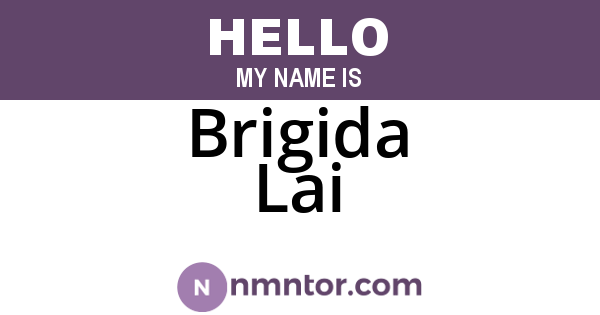 Brigida Lai