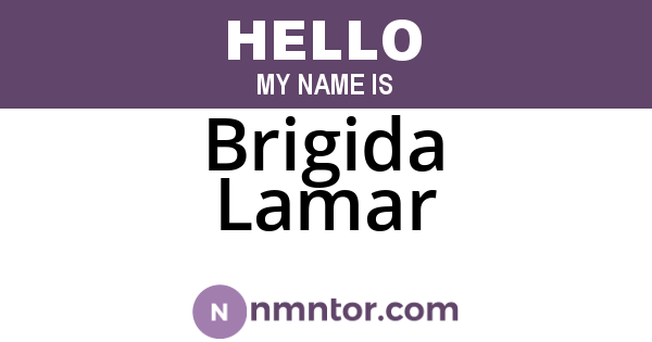 Brigida Lamar