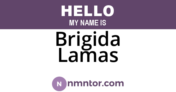 Brigida Lamas
