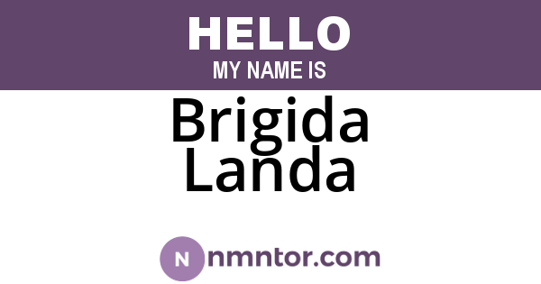 Brigida Landa