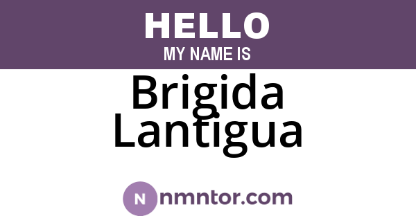 Brigida Lantigua