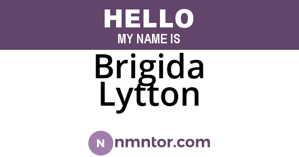 Brigida Lytton