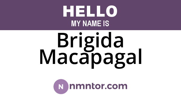 Brigida Macapagal