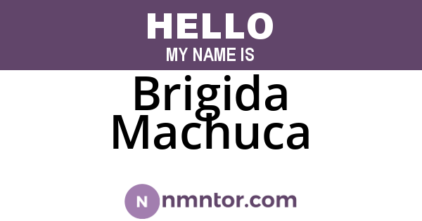 Brigida Machuca