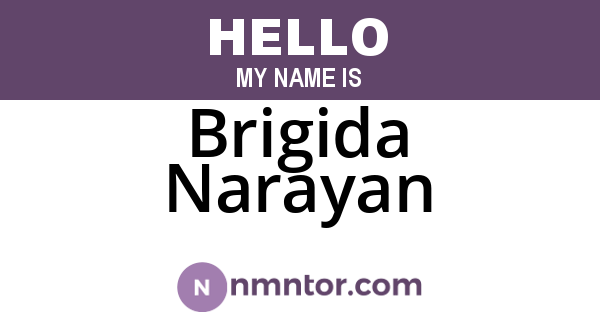 Brigida Narayan