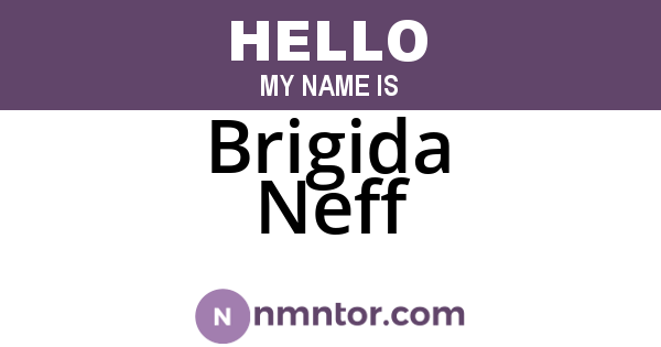 Brigida Neff