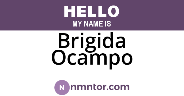 Brigida Ocampo