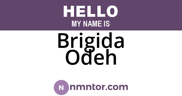 Brigida Odeh