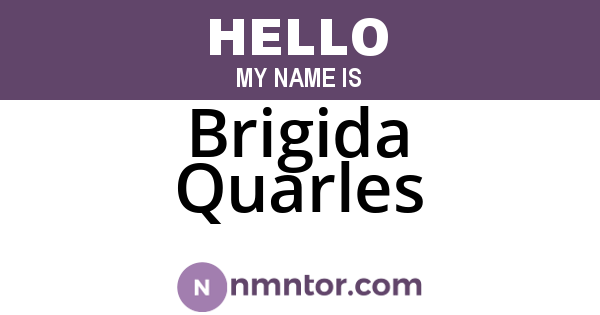 Brigida Quarles