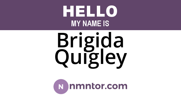Brigida Quigley