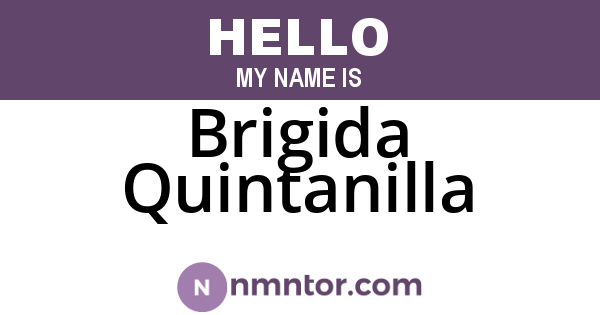Brigida Quintanilla