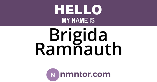 Brigida Ramnauth