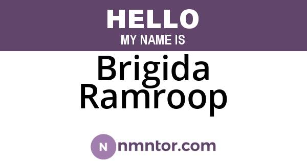 Brigida Ramroop