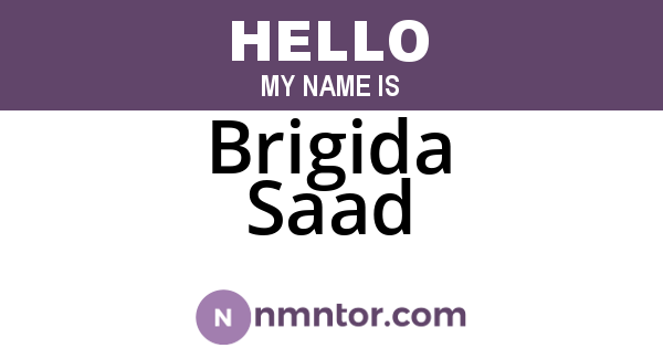 Brigida Saad