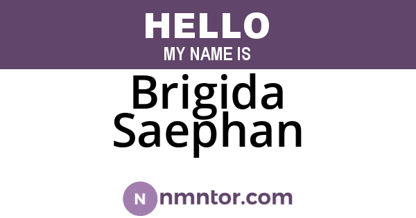 Brigida Saephan