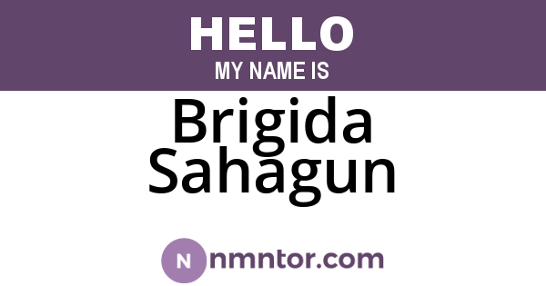 Brigida Sahagun