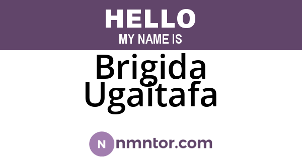 Brigida Ugaitafa