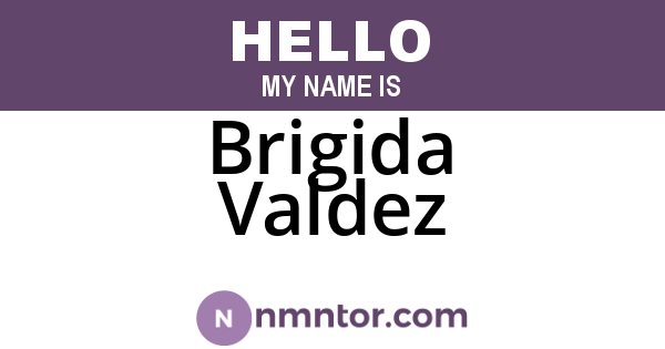 Brigida Valdez