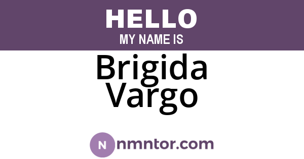 Brigida Vargo