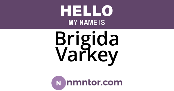 Brigida Varkey