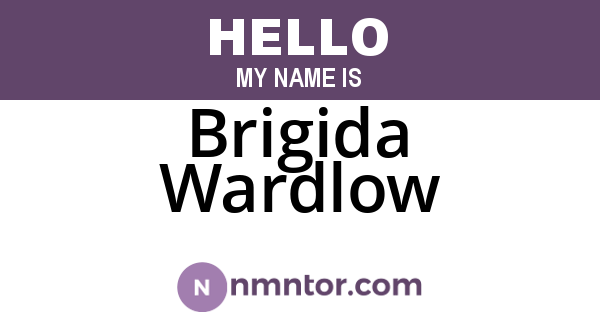 Brigida Wardlow
