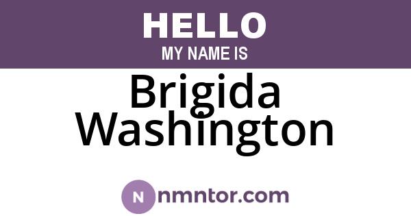 Brigida Washington